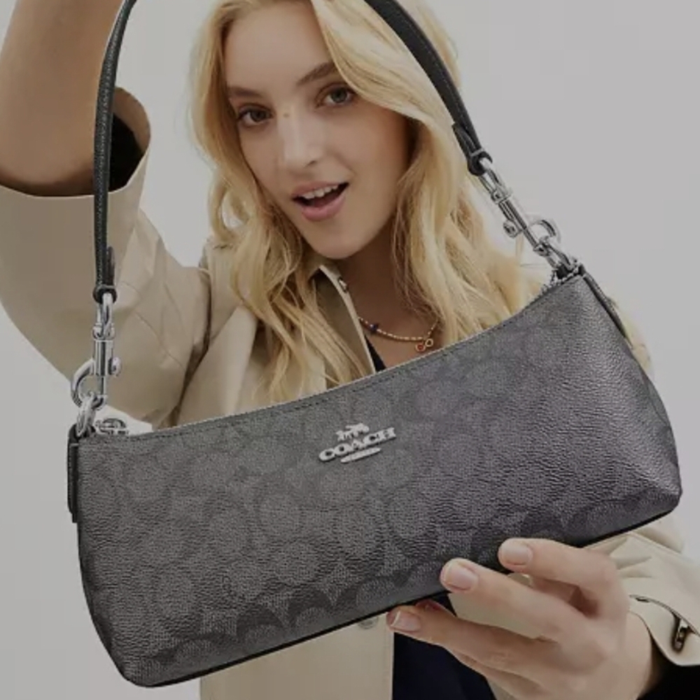 Coach Charlotte Shoulder Purse NWT - Picture 2 of 16